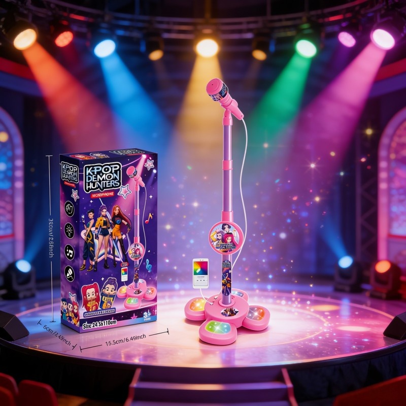 Kids Educational Resources - Children's& Karaoke Microphone Guitar with Stand