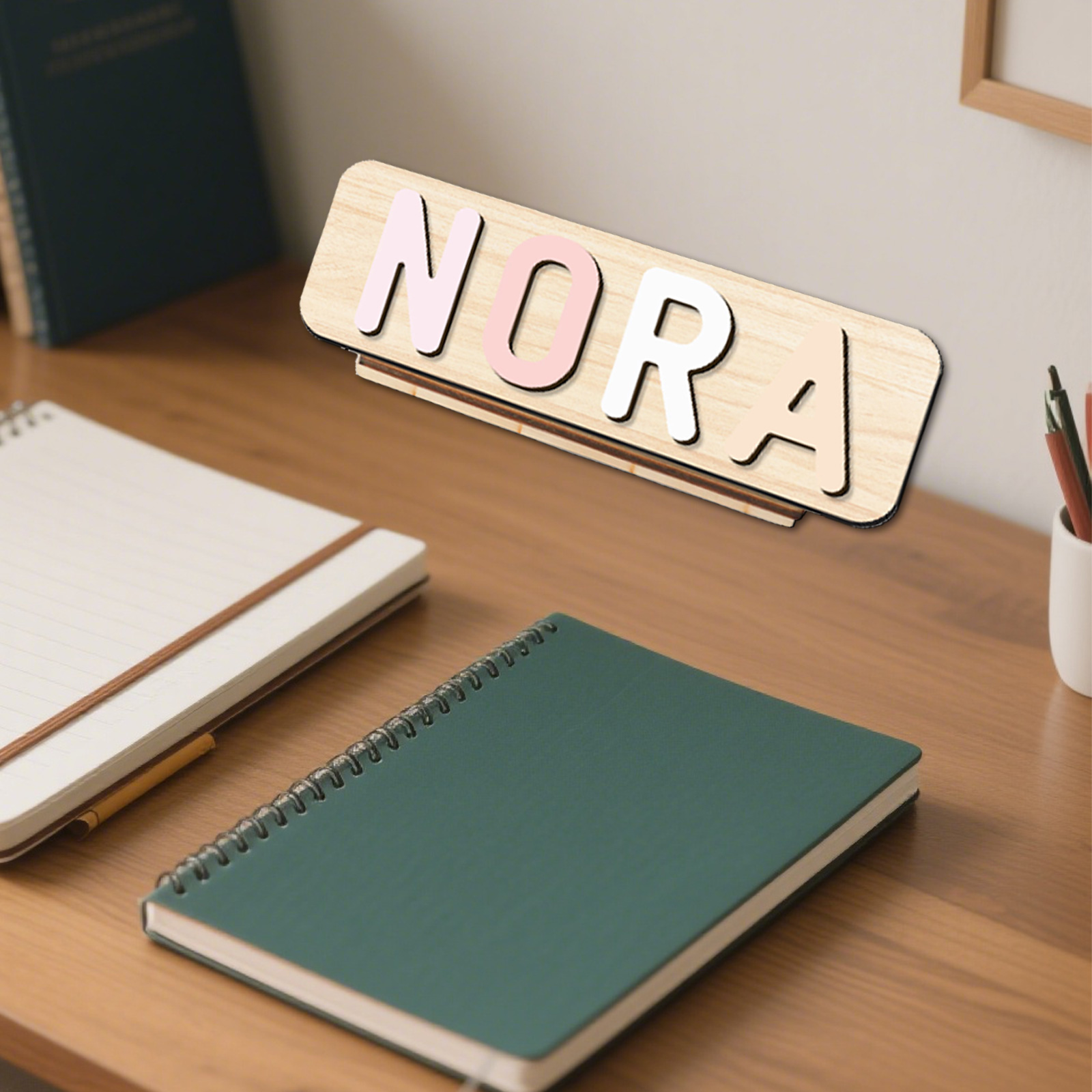 Kids Education Help - Personalized Custom Letter Puzzle: Wooden Educational