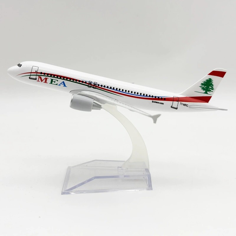 Kids Educational Resources - Souvenir Toy Planes 16CM A320 MEA