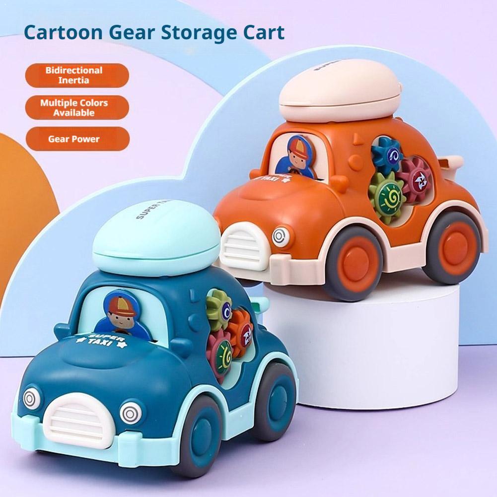 Kids Educational Resources - Cartoon Mini Pull Back Toy Car