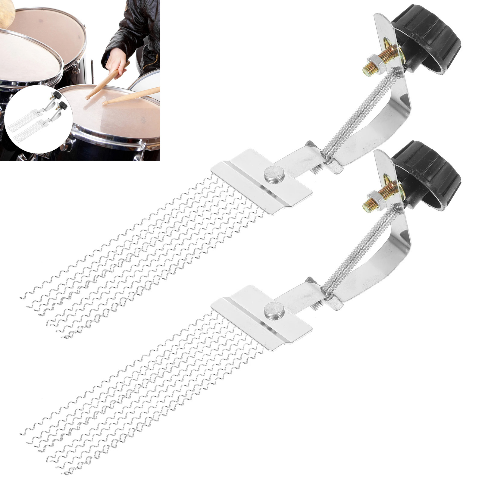 Kids Educational Songs - 1/2pcs Half Design Steel Iron Snare