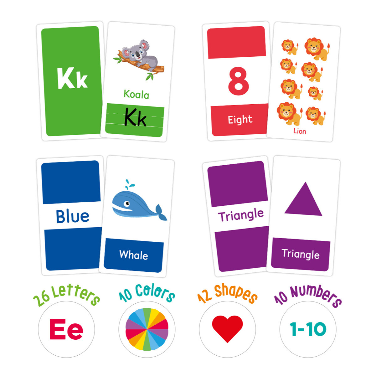 58 Pcs ABC Alphabet Flashcards - огляд і ціна Game Educational For Kids Free