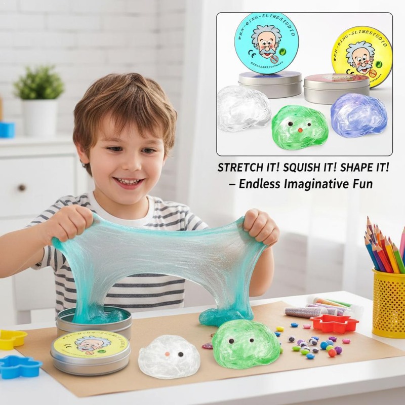 Lab Putty Crystal Clear Glass  - огляд і ціна Kids Educational Songs