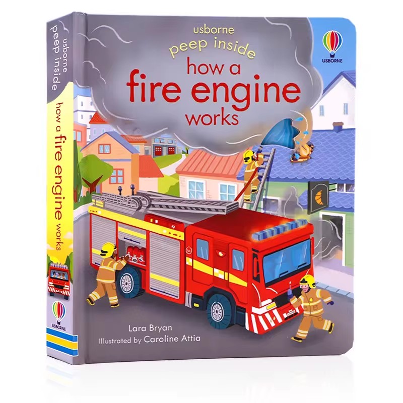 Usborne Peep Inside How A Fire - огляд і ціна Kid Education