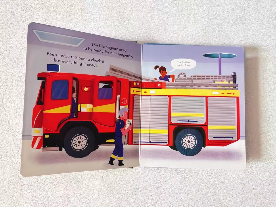 Usborne Peep Inside How A Fire - огляд і ціна Kid Education
