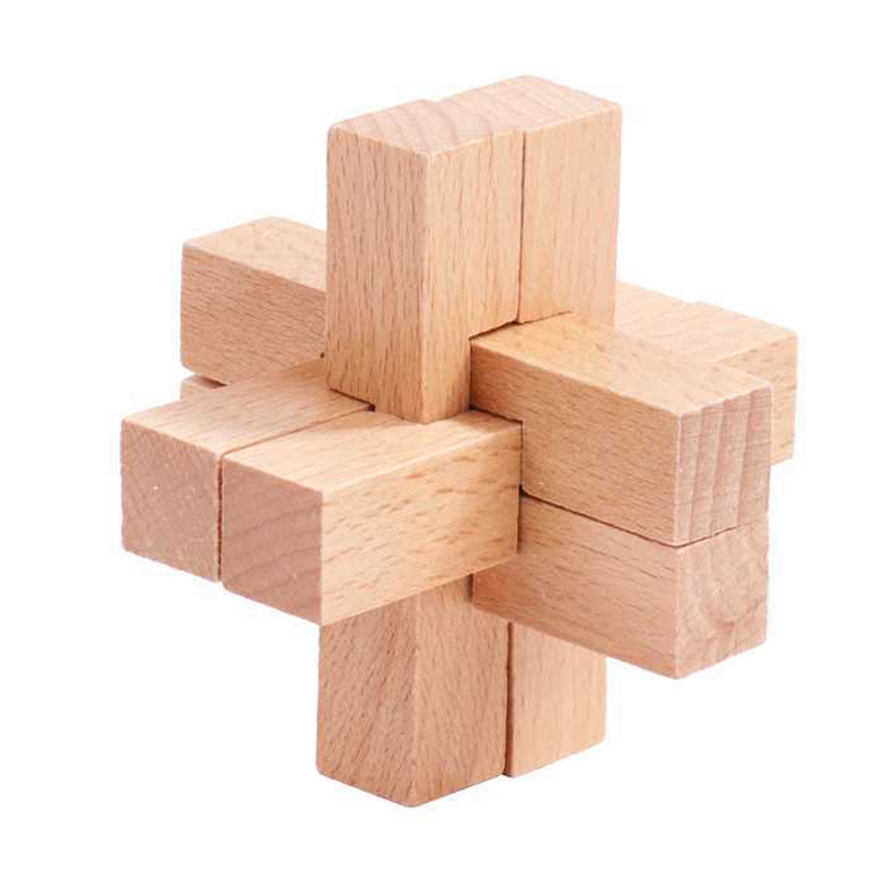 Wooden Luban Puzzle for Adults - огляд і ціна Game Educational For Kids Free