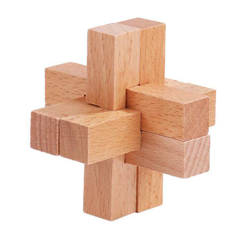 Wooden Luban Puzzle for Adults - огляд і ціна Game Educational For Kids Free
