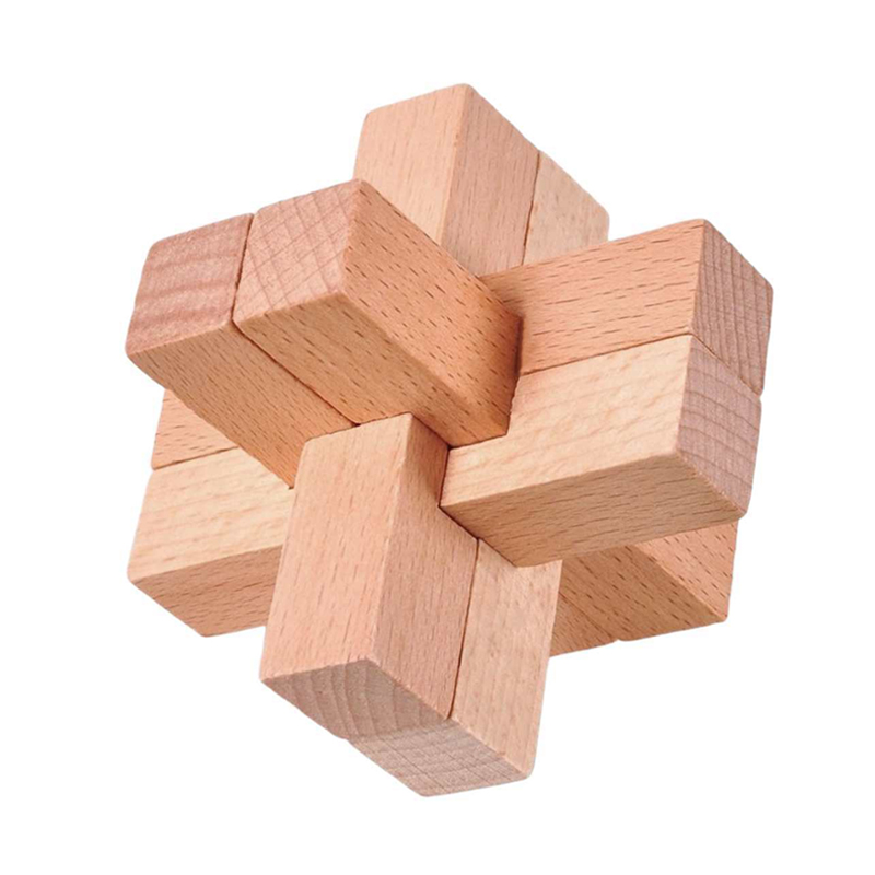 Wooden Luban Puzzle for Adults - огляд і ціна Game Educational For Kids Free