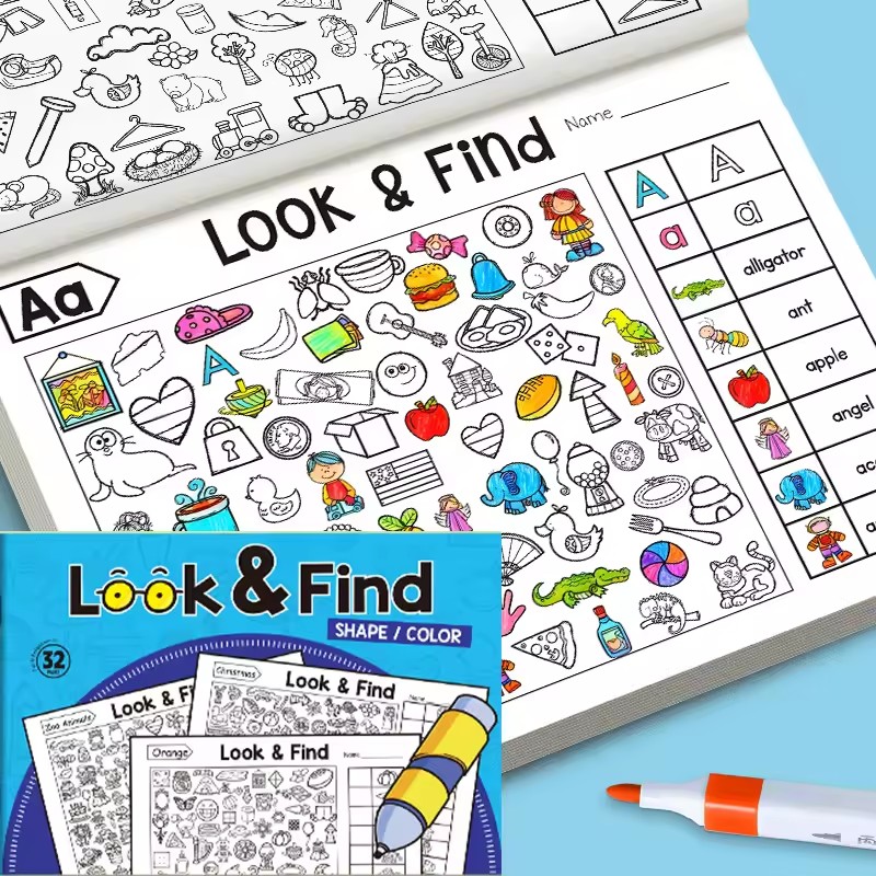 Look And Find Coloring Book fo - огляд і ціна Kid Education