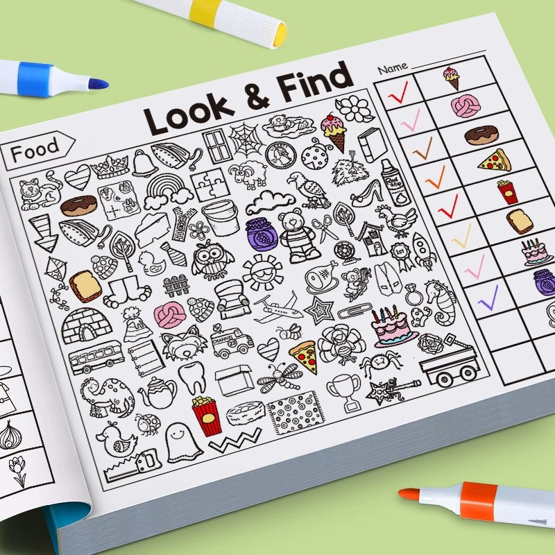 Look And Find Coloring Book fo - огляд і ціна Kid Education