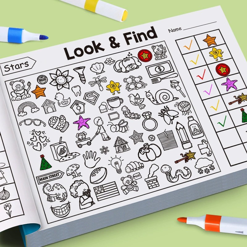 Look And Find Coloring Book fo - огляд і ціна Kid Education