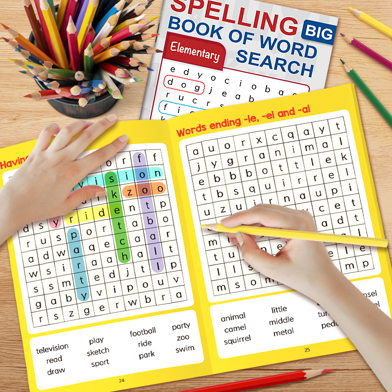 Elementary Big Word Search Spe - огляд і ціна Kids Education Help