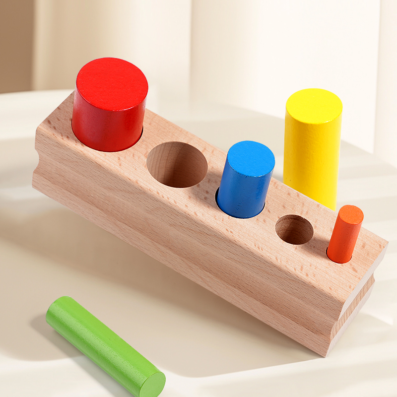 Montessori Wooden Colorful Kno - огляд і ціна Kids Education Help