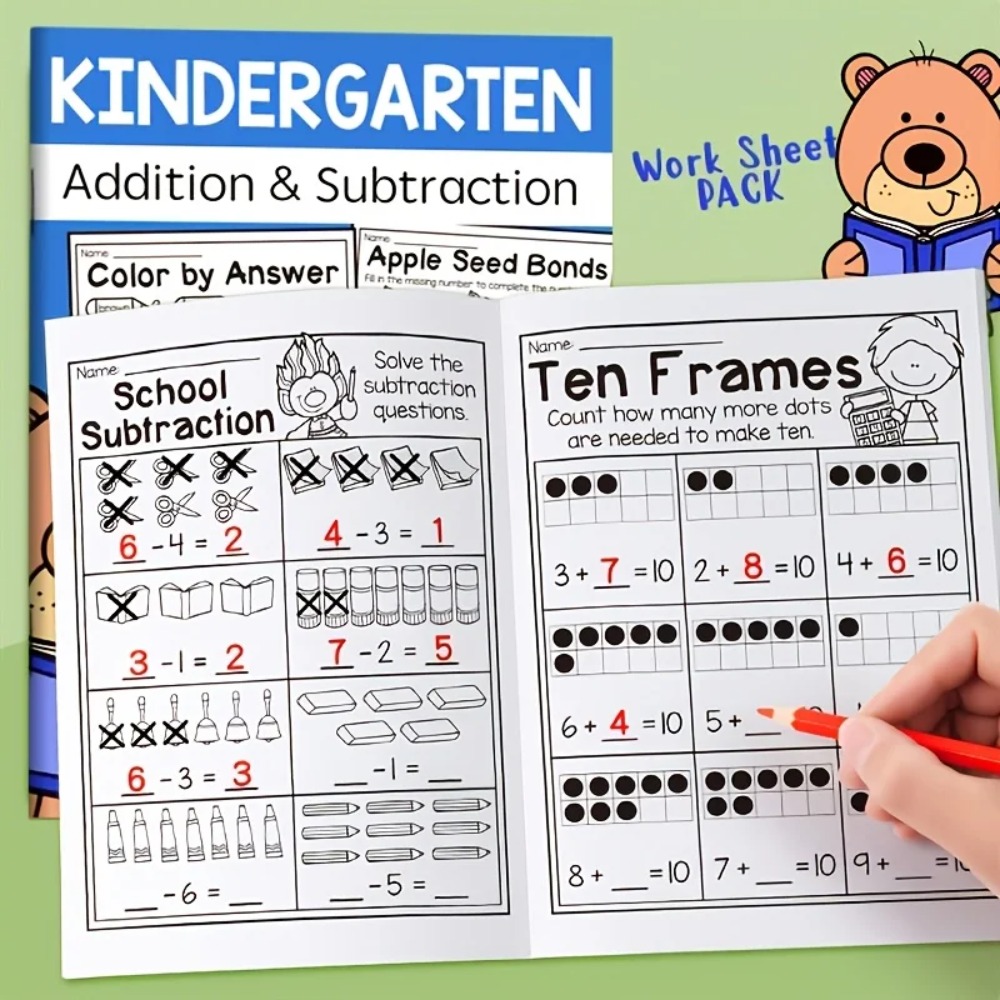 Addition Subtraction Worksheet - огляд і ціна Kids Education Worksheet