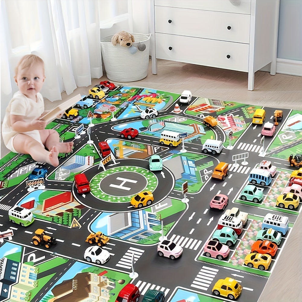 1pc, City Traffic Play Mat, La - огляд і ціна Game Educational For Kids Free