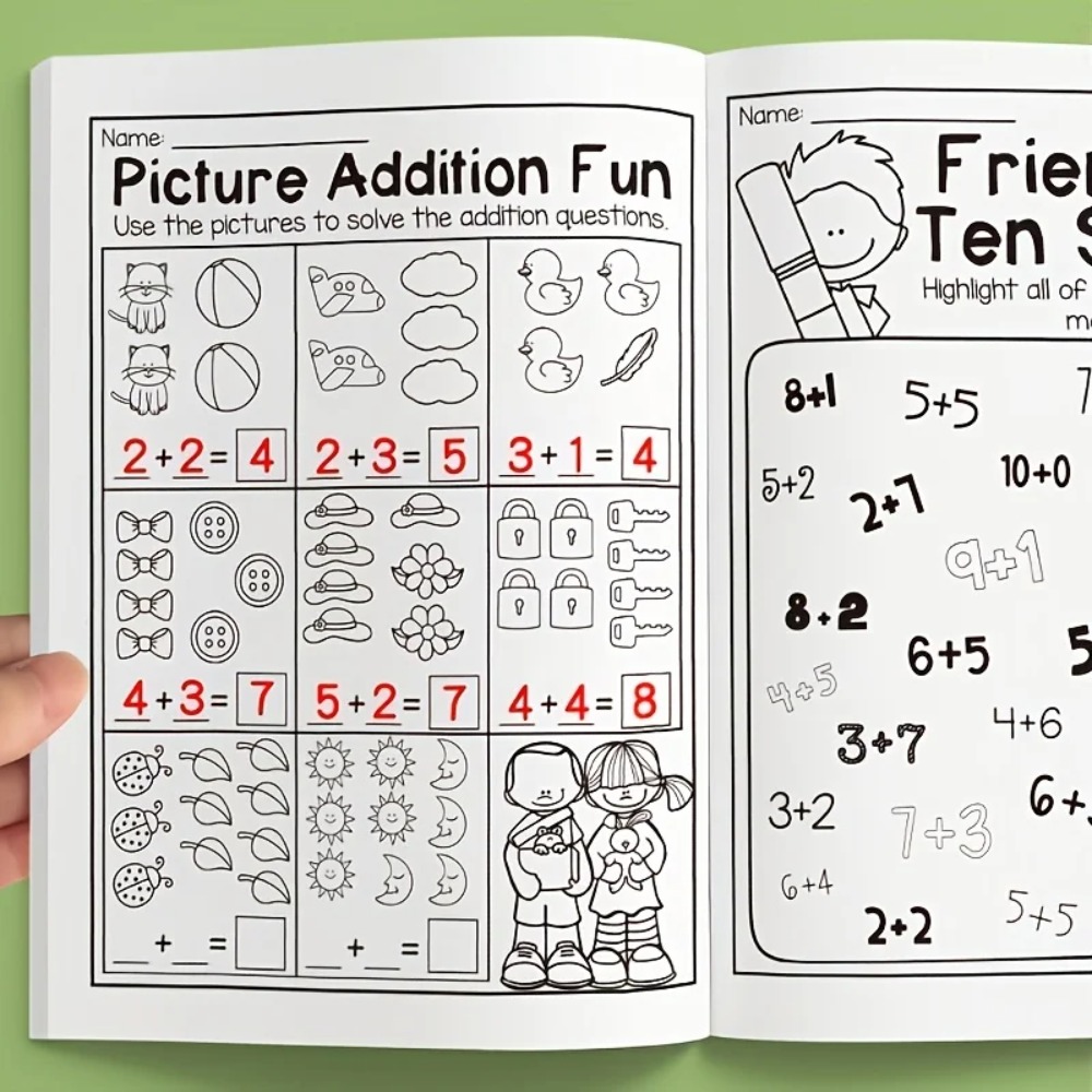 Math Practice Book Interactive - огляд і ціна Kids Education Worksheet