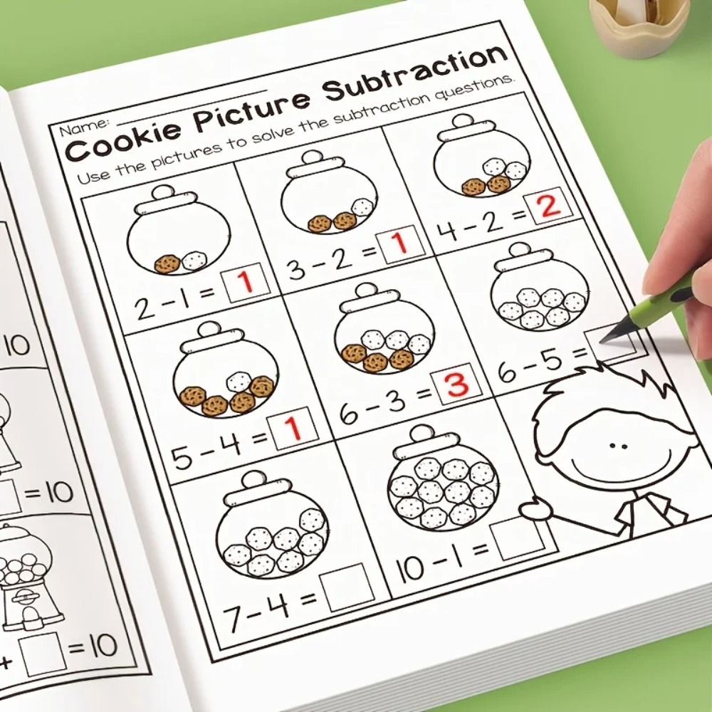 Math Practice Book Interactive - огляд і ціна Kids Education Worksheet