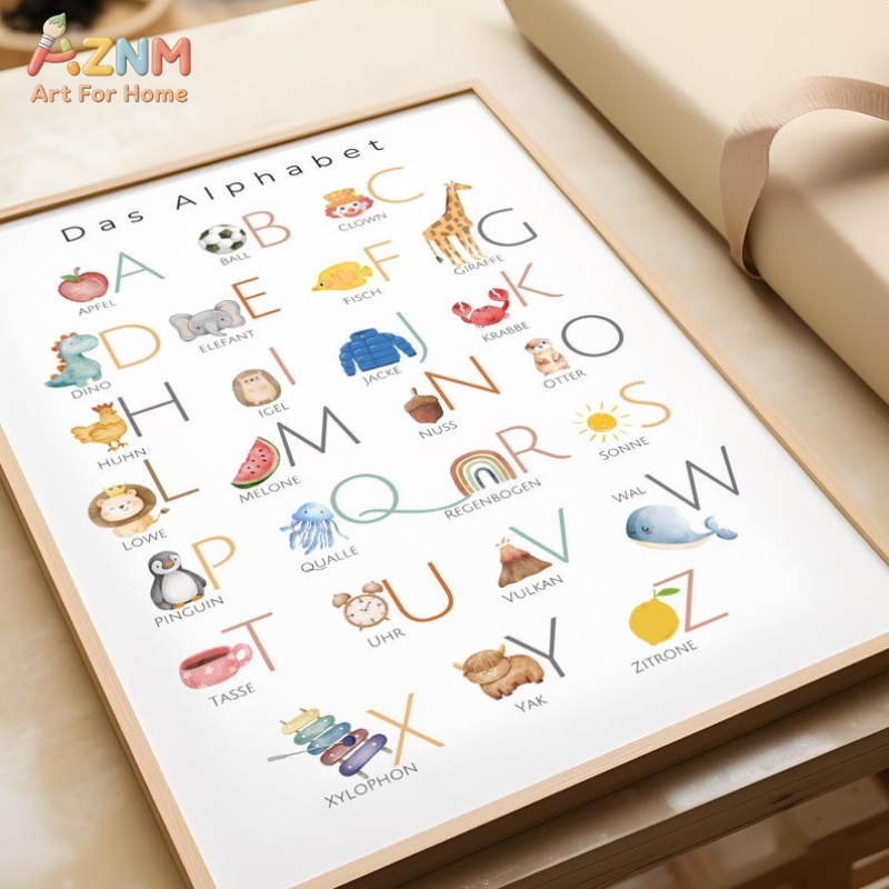 AZNM German Alphabet Numbers C - огляд і ціна Kids Home Education