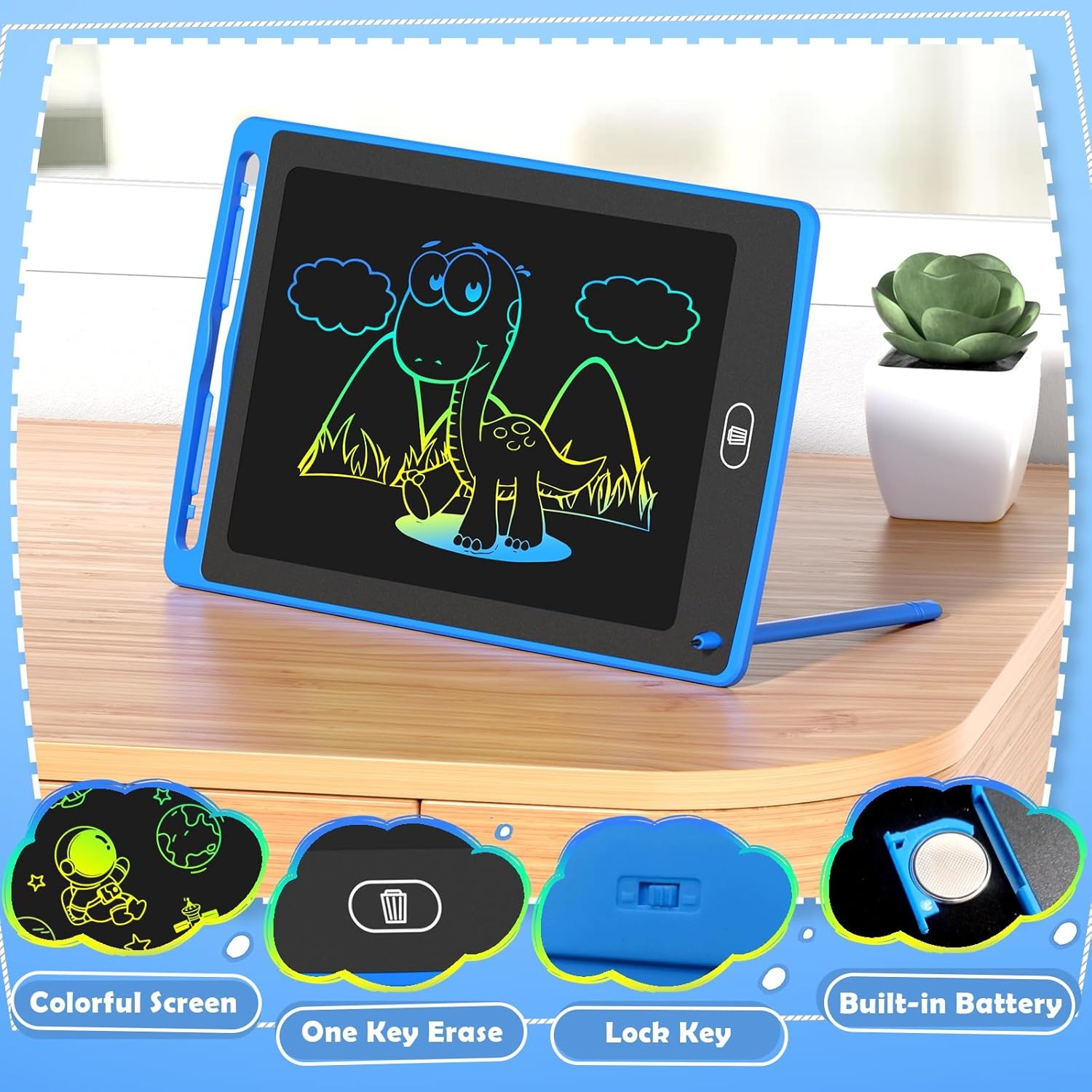 Pack LCD Writing Tablet for Ki - огляд і ціна Kids Educational Resources