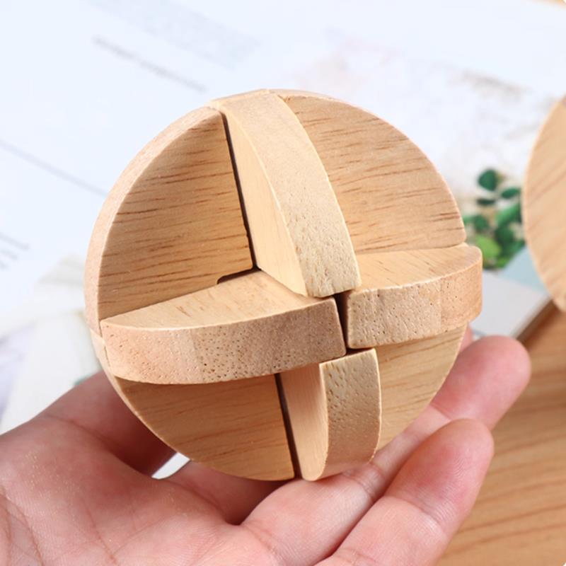 Classic Lu Ban ball Wooden Bra - огляд і ціна Game Educational For Kids Free